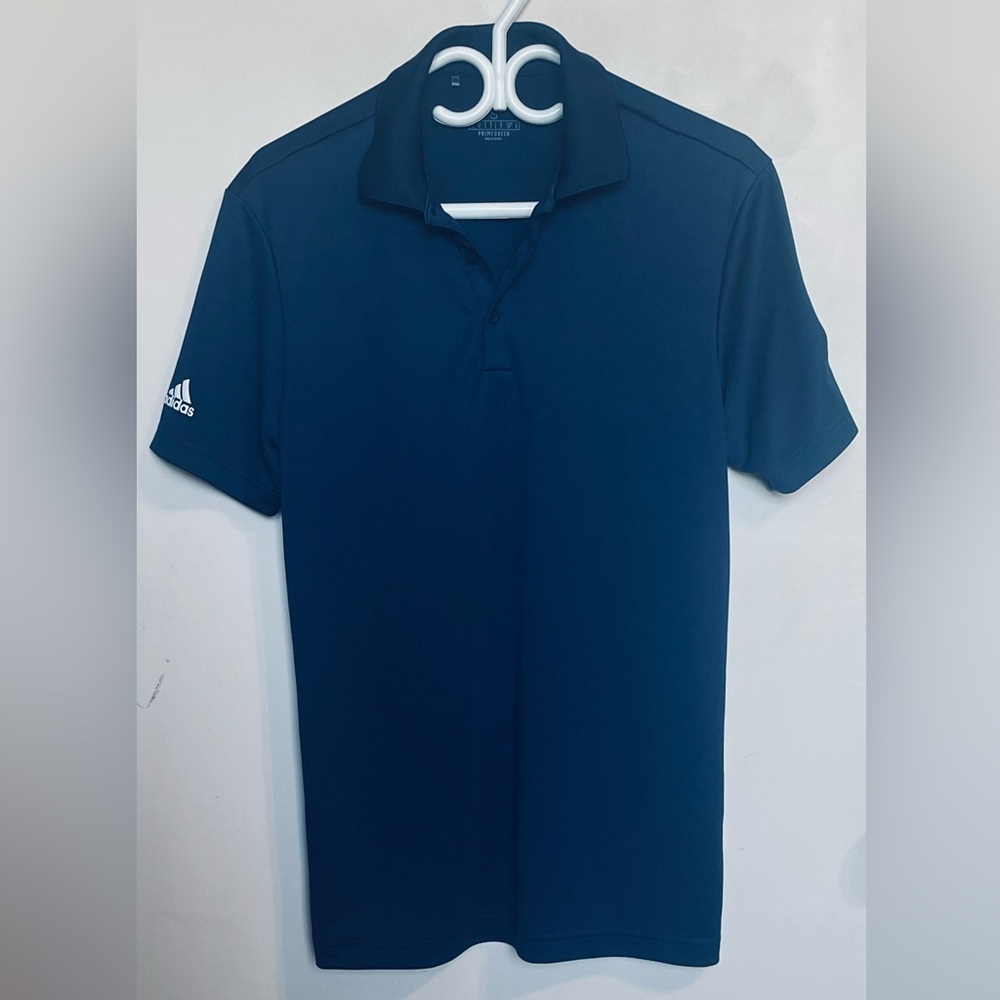 Adidas Men's Dark Blue Polo Shirt